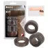 You2Toys - penis- en ballenring set - rekbaar siliconen - grijs