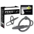 You2Toys - Penisplug - siliconen eikelring met taps toelopende dilator (grijs)