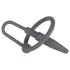 You2Toys - Penisplug - siliconen eikelring met taps toelopende dilator (grijs)