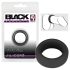 Black Velvet - stevige penisring (2,6cm) - zwart
