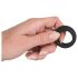 Black Velvet - stevige penisring (2,6cm) - zwart