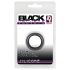 Black Velvet - stevige penisring (2,6cm) - zwart