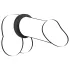 Black Velvets - penisring dikwandig - 3,2 cm - zwart