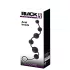 Black Velvets - anale dildo met 6 kralen (zwart)