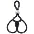You2Toys - Drievoudige, verstelbare penis- en teeltring (zwart)
