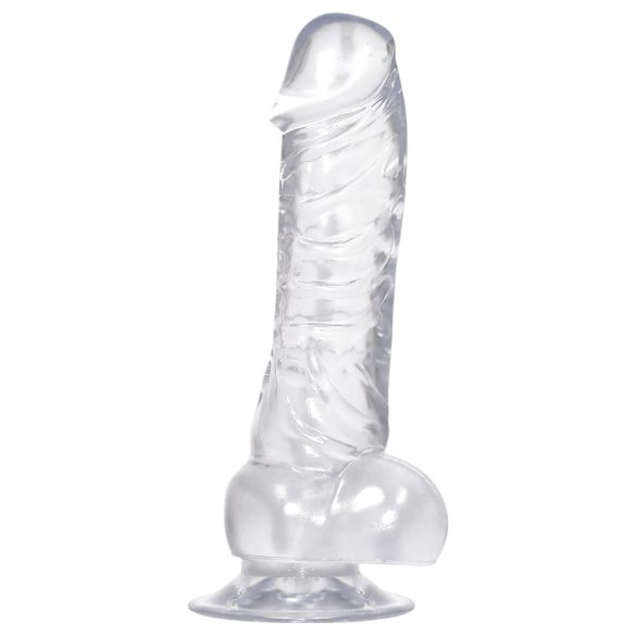 Kristalheldere zuigdildo