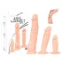 You2Toys - Anaaltraining - levensechte dildo set - 3 stuks (natuurlijk)
