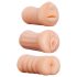 Pocket Rocket Set (3 Stuks) - Juicy Kunstvagina, Mond, Achterwerk