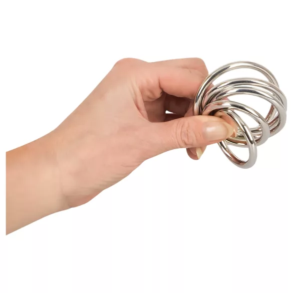 Bad Kitty - metalen penisring set - 5-delig