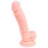 Medische siliconen dildo (18cm) - natuurgetrouw