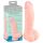 Natuurlijke silicone dildo (20cm) - medisch silicone