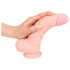 Natuurlijke silicone dildo (20cm) - medisch silicone