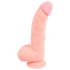 Natuurlijke silicone dildo (20cm) - medisch silicone