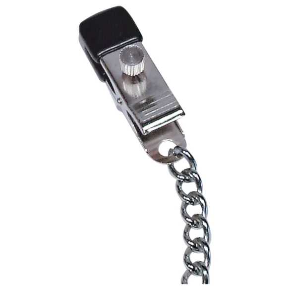 BDSM ketting - verstelbare tepelklemmen - met ketting