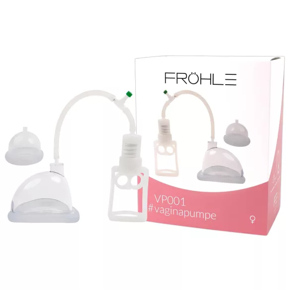 Orvosi - vaginapomp set - wit - medisch siliconen