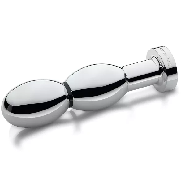 mystim O(h!)-thello - elektro anaalplug met bolletjes - zilver