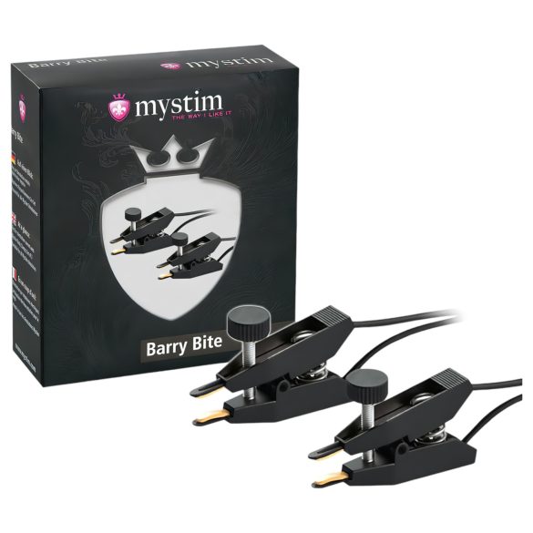 Mystim Barry Bite - elektrodenklem (1 paar)