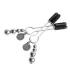 Fifty Shades of Grey - tepelklemmen - verstelbaar - metaal - grijs