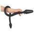 Rebel Dubbele Plug - dubbele kegel anaal dildo (zwart)