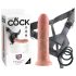 King Cock Strap-on 8 - bevestigbare dildo - natural