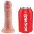 King Cock Strap-on 6 - verstelbare dildo - natuurkleur