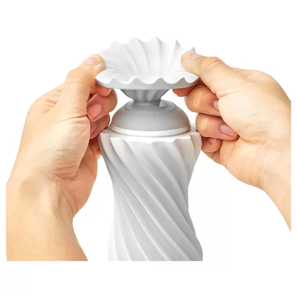 TENGA Flex - masturbator - flexibel design - wit