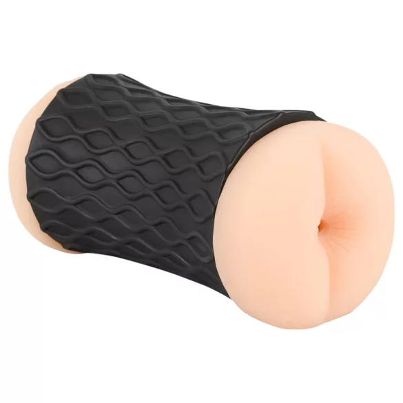 Nature Skin - vagina- en anale masturbator (naturel-zwart)