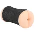 Nature Skin - vagina- en anale masturbator (naturel-zwart)