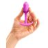b-vibe - anale plug met gewicht - 55g - roze