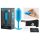 b-vibe - buttplug met dubbele kogels - 180g - blauw