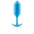 b-vibe - buttplug met dubbele kogels - 180g - blauw