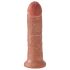 King Cock 8 Dildo (20 cm) - Donker Naturaal
