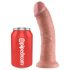 King Cock 8" dildo (20 cm) - natuurgetrouw