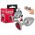 You2Toys - Diamant - Aluminium Anaal Plug (Zilver-Rood)