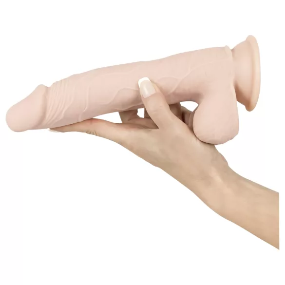 Nature Skin - dildo met zuignap, levensecht (natuurkleur, medium)