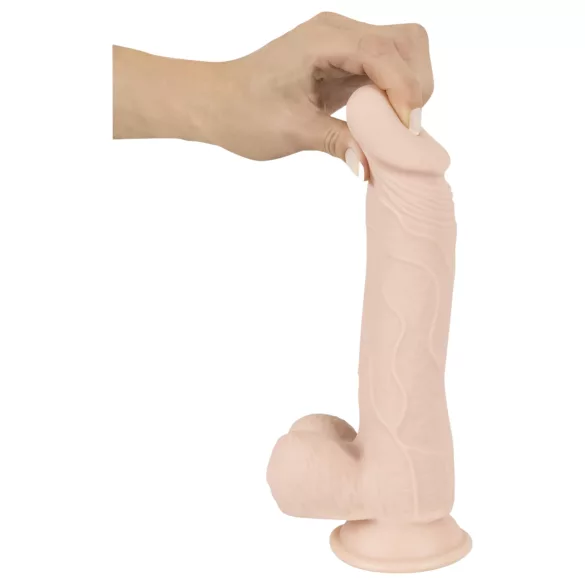 Nature Skin - dildo met zuignap, levensecht (natuurkleur, medium)