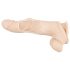 Naturel: Penismanchet met verlengings- en testiculaire ring