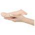 Naturel: Penismanchet met verlengings- en testiculaire ring