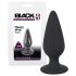 Black Velvet Zwaar - 40g anaal plug (zwart)