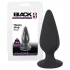 Black Velvets Heavy - anale plug van 40 g (zwart)