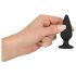 Black Velvet Zwaar - 40g anaal plug (zwart)