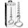 Icicles No. 67 - bolvormige glazen dildo (doorzichtig)