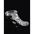 Icicles No. 67 - bolvormige glazen dildo (doorzichtig)