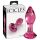 Icicles No. 79 - roze glazen anale plug (kegelvormig)