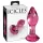 Icicles No. 79 - glazen anaalplug - kegelvormig - roze