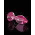 Icicles No. 79 - roze glazen anale plug (kegelvormig)