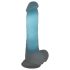 You2Toys Glow in the Dark - zuignap glow-in-the-dark dildo (blauw)