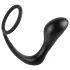 analfantasy - anaal plug met penisring - zwart