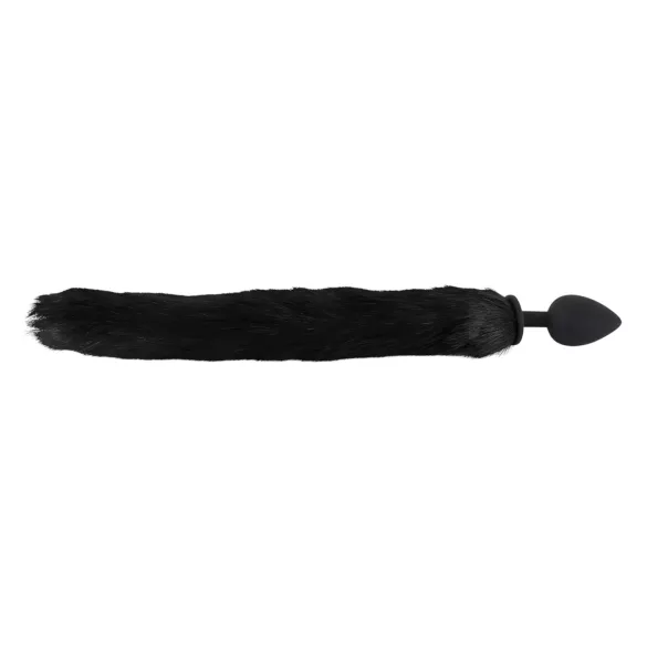 Bad Kitty - anaalplug set met kattenstaart - zwart