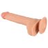realistixxx - realistische dildo met zuignap - 22cm - huidskleur